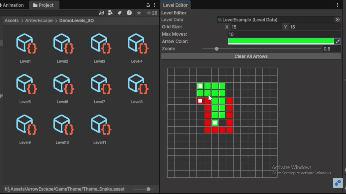 Level Editor Window